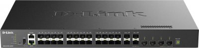 D LINK D-Link DXS-3410-32SY commutateur r&eacute;seau G&eacute;r&eacute; L3 Noir - Neuf