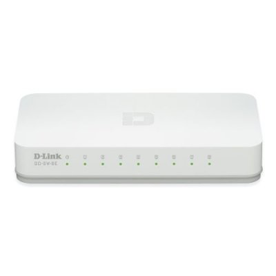 D LINK SYSTEMS D-Link GO-SW-8E Mini Switch 8 ports 10/100 Mbps Ethernet Blanc