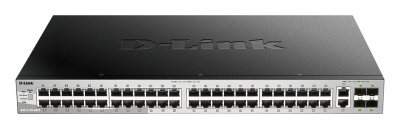 D LINK D-link Stackable 48x1g 54 Port Switch Argent&eacute;