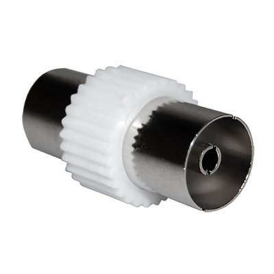 D2 DIFFUSION  D2ADPCOAXF Adaptateur Coaxial Femelle Noir