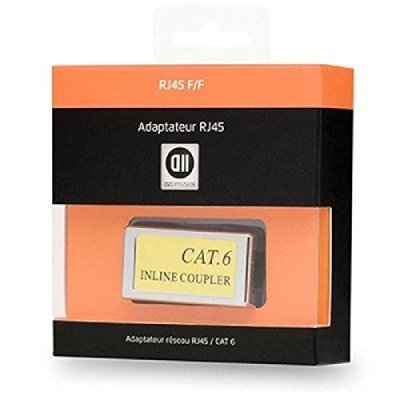 D2 DIFFUSION  D2ADPRJ45FF Adaptateur RJ45 Femelle/Femelle