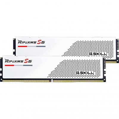 G.SKILL D564GB 6000-30 Ripjaws S5 wh K2 GSK F5-6000J3040G32GX2-RS5W