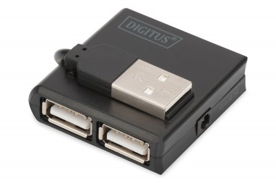 DIGITUS DA-70217 - Concentrateur (hub) - 4 x USB 2.0 - de bureau