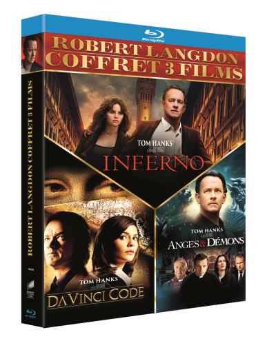 Da Vinci Code, Anges et d&eacute;mons, Inferno Blu-ray