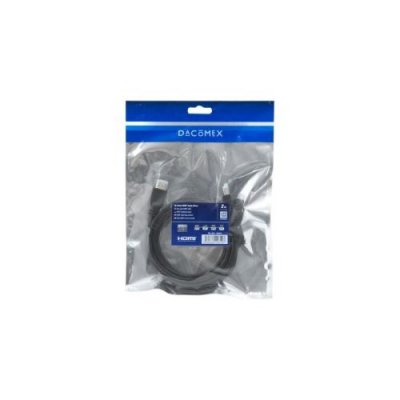 DACOMEX  - C&acirc;ble HDMI - HDMI m&acirc;le pour HDMI m&acirc;le - 2 m