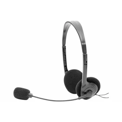 DACOMEX  Casque-Micro St&eacute;r&eacute;o Ajustable USB noir 