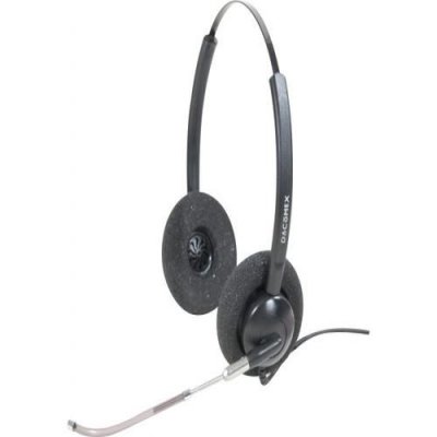 DACOMEX  casque Pro Audio Tube telescopique - 2 &eacute;couteurs