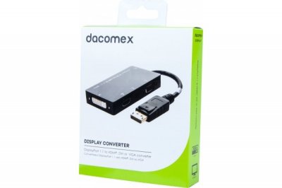 DACOMEX  Convertisseur DisplayPort 1.1 vers HDMI, DVI ou VGA