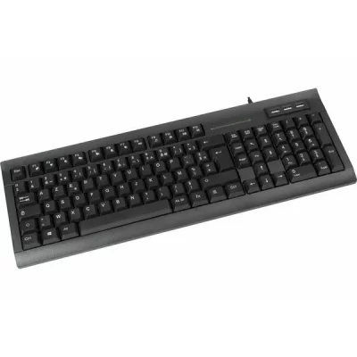 DACOMEX   Clavier K460u avec hub USB noir