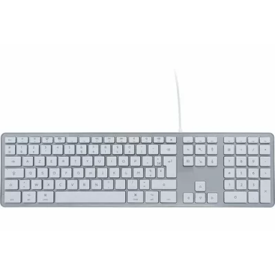DACOMEX  MK340 - clavier - AZERTY - Francais - argent