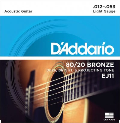 D ADDARIO AND CO Daddario Ej11 Jeu De Cordes Pour Guitare Folk