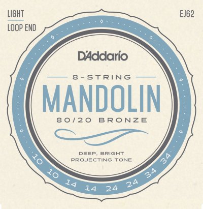 D ADDARIO AND CO Daddario Ej62 Jeu De Cordes Pour Mandoline