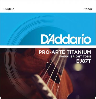 D ADDARIO AND CO Daddario Ej87t Pro Arte Titanium Jeu De Cordes Pour Ukulele T&eacute;nor