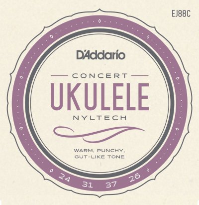 D ADDARIO AND CO Daddario Ej88c Nyltech Jeu De Cordes Pour Ukulele De Concert