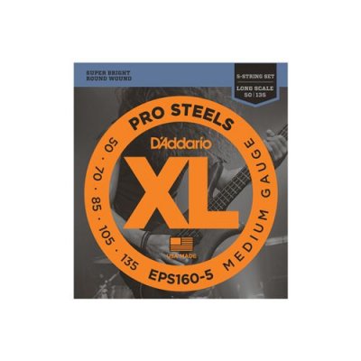 DADDARIO  Eps160-5 Jeu De Cordes Pour Guitare Basse &Eacute;lectrique 5 Cordes