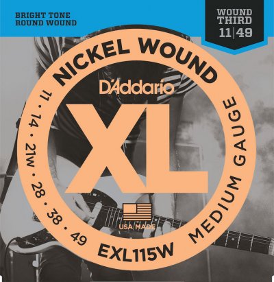DADDARIO  Exl115w Jeu De Cordes Pour Guitare &Eacute;lectrique
