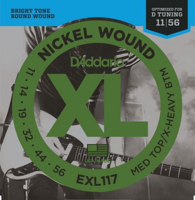 DADDARIO  Exl117 Jeu De Cordes Pour Guitare &Eacute;lectrique
