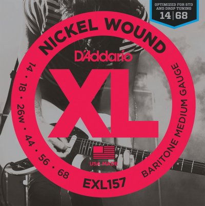 D ADDARIO AND CO DADDARIO EXL157 Jeu de cordes pour guitare &eacute;lectrique  - Xl bariton