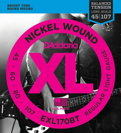 D ADDARIO AND CO Daddario Exl170bt Balanced Tension Jeu De Cordes Pour Basse &Eacute;lectrique