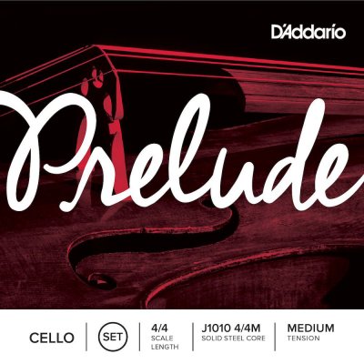 D ADDARIO AND CO Daddario J1010 Prelude Cello 4/4 Medium Jeu De Cordes Pour Violoncelle