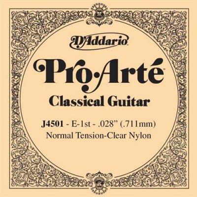 DADDARIO  J4501 Corde Pour Guitare Classique Tension Normale (E1)