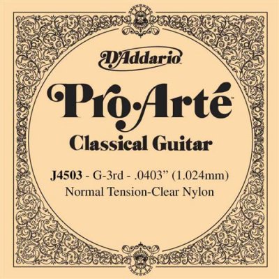 D ADDARIO Daddario J4503 Corde Pour Guitare Classique Tension Normale (G3)