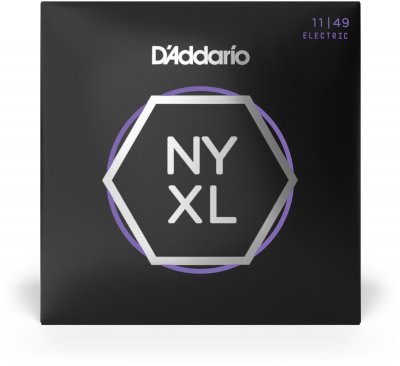 D ADDARIO AND CO Daddario Nyxl1149 Jeu De 6 Cordes Nickel Wound Medium 11-49