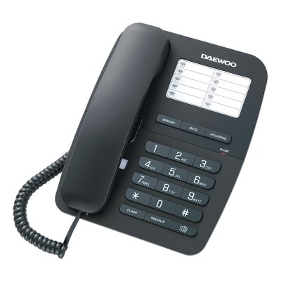 DAEWOO  T&eacute;l&eacute;phone Sans Fil  DTC-240 Noir