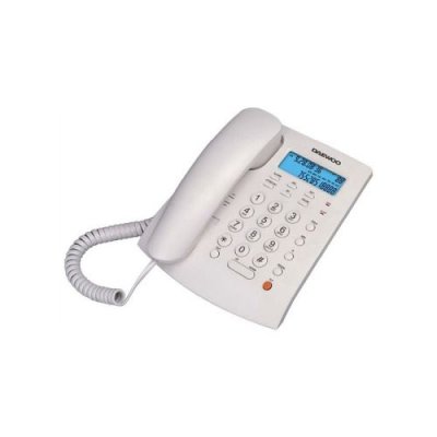 DAEWOO  Two Piece Dtc-310 Hands Free Landline Blanc