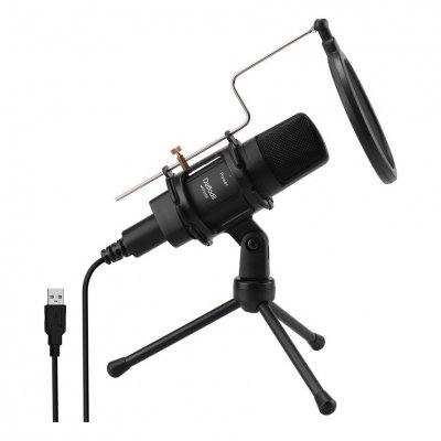  Daffodil MCP200B-Micro Usb Condensateur Omnidirectionnel Avec Tr&eacute;pied Filtre Anti-pop