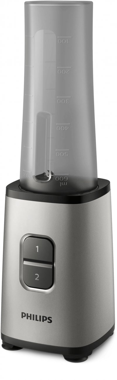 PHILIPS Daily Collection HR2600 - Bol mixeur blender - 350 Watt - m&eacute;tallis&eacute; hu&icirc;tre