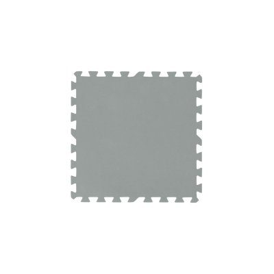 BESTWAY Dalles de protection de sol piscine  (lot de 9 pi&egrave;ces) - Gris