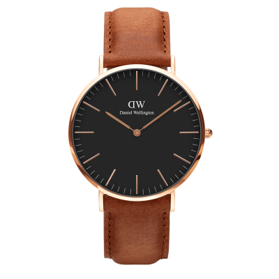 DANIEL WELLINGTON  DW Montre Classic Durham 40mm Or rose