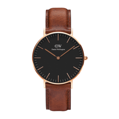 DANIEL WELLINGTON  DW Montre Classic St Mawes 36mm Or rose