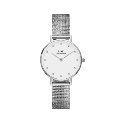 DANIEL WELLINGTON  DW Montre Petite Lumine Pressed Sterling 28mm Silver