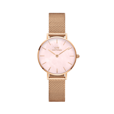 DANIEL WELLINGTON  DW Montre Petite Melrose Pearl 32mm Or rose