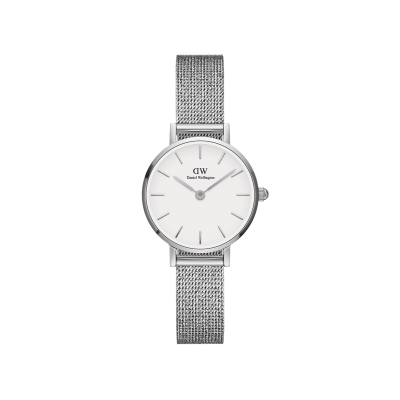 DANIEL WELLINGTON  DW Montre Petite Pressed Sterling 24mm Argent