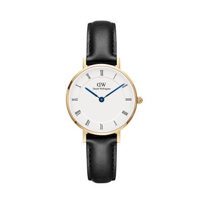 DANIEL WELLINGTON  DW Montre Petite Roman Numerals Sheffield Gold 28mm