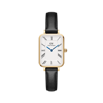DANIEL WELLINGTON  DW Montre Quadro Roman Numerals Sheffield Gold 20x26mm