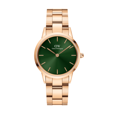 DANIEL WELLINGTON  Iconic Montre 32mm Acier Inoxydable Poli Or Rose