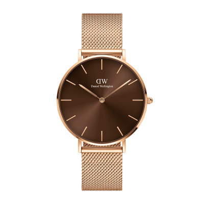 DANIEL WELLINGTON  Montre pour femme Petite Amber DW00100476