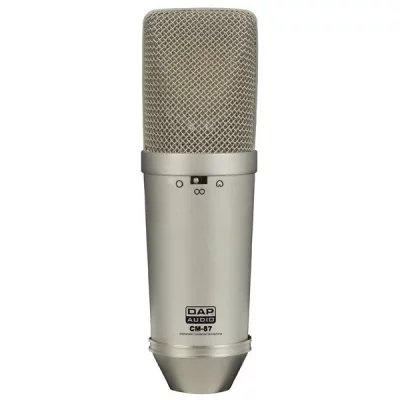 DAP AUDIO DAP-Audio CM-87 Micro condensateur &agrave; large membrane - Microphones vocaux