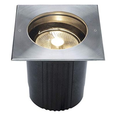 SLV Dasar 215 es111 encastr&eacute; de sol, carr&eacute;, inox 316, max. 75w, ip67