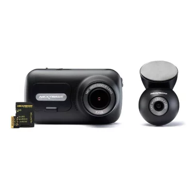 SANS Dashcam 320X + camera arriere grand angle + carteSD 32Go