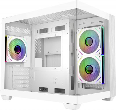 COOLER MASTER Datoru korpuss  Elite 481 Wood White (E481-WHNN-S00)