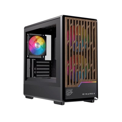 EINAREX Datoru korpuss  PM400 Midi Tower Black EXCS-PM-400R-B