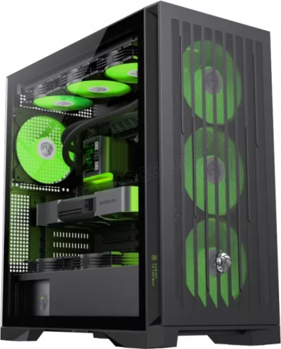 GAMEMAX Datoru korpuss  Leader 2 Mid-Tower Black (9101-0900R0001)