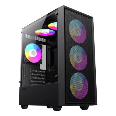 GAMEMAX Datoru korpuss  Storm Mini-Tower Black (9101-0200R0035)