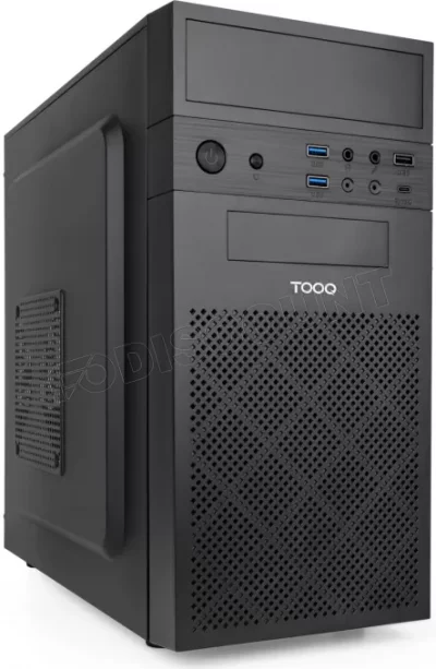 TOOQ Datoru korpuss  TQC-4701-SP + Alimentation 500W Mini-Tower Black