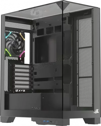 XYZ Datoru korpuss  Trifecta Mid&acute;Tower Black (X-CS-TRIFECTA-B)